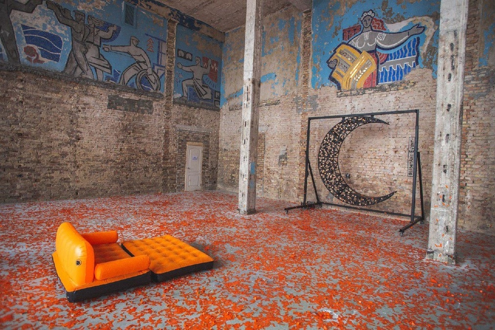 Исторические помещения внутри Речного Вокзала