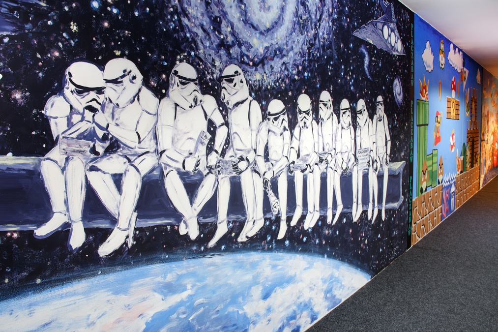 Невеликий зал для відпочинку Indigo