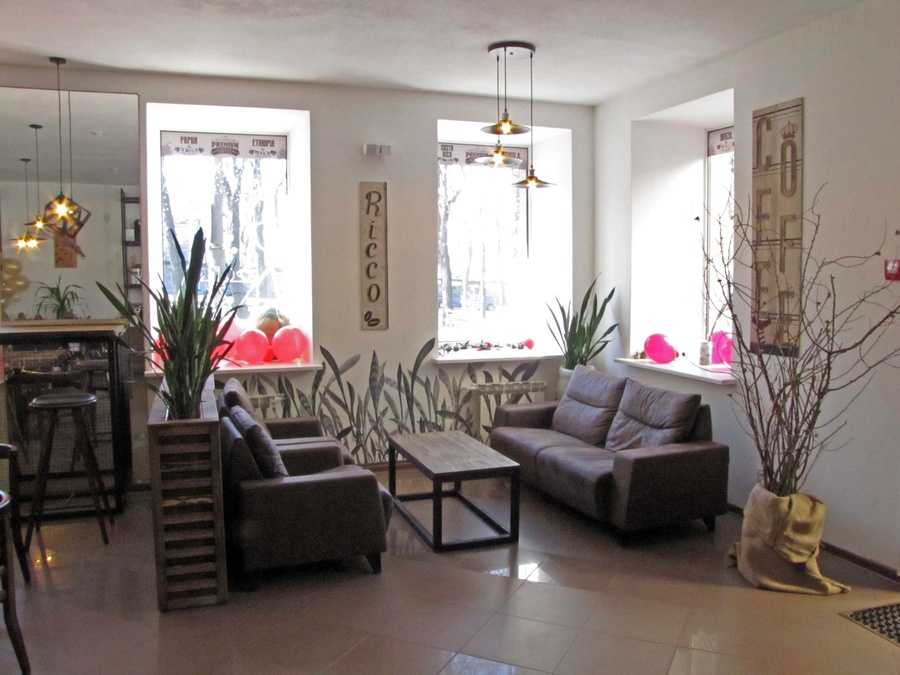 Творческий зал в кофейне Ricco