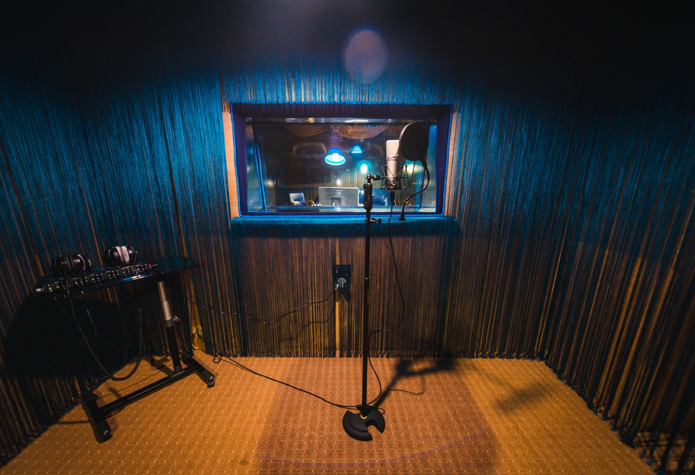 Студия звукозаписи для фотосъемки 