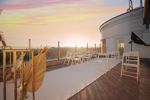 Зал Space на 21 поверсі з відкритою терасою