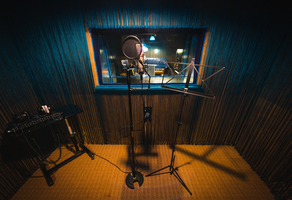 Студия звукозаписи для фотосъемки 
