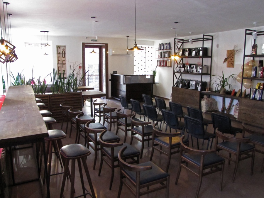 Творческий зал в кофейне Ricco