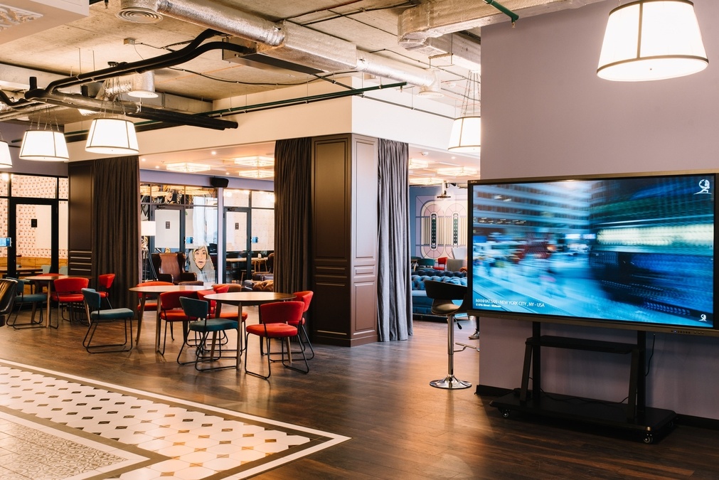 Лаунж зони в бізнес-центрах Creative States