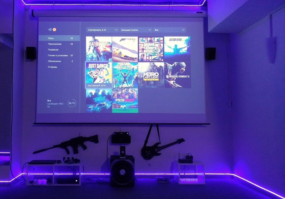 Видеозал в АнтиКафе "Олень и чай"