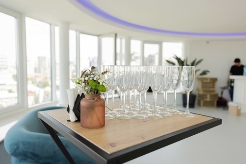 Зал Space на 21 поверсі з відкритою терасою