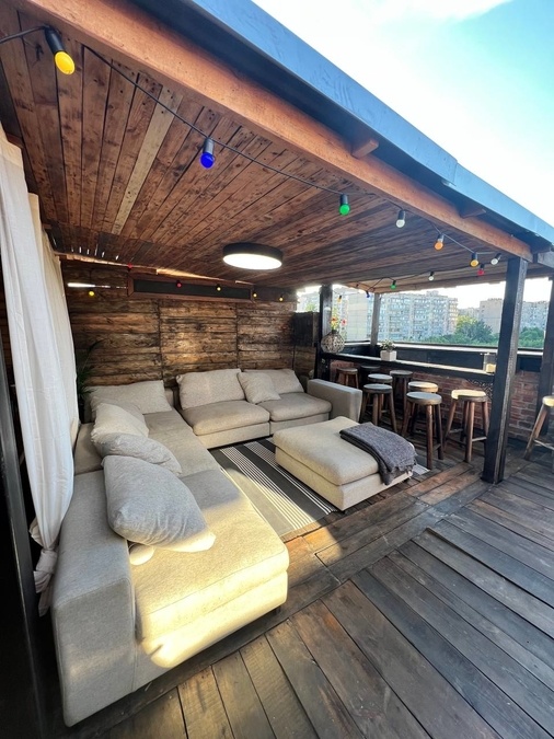 Терраса на крыше Boilernaya