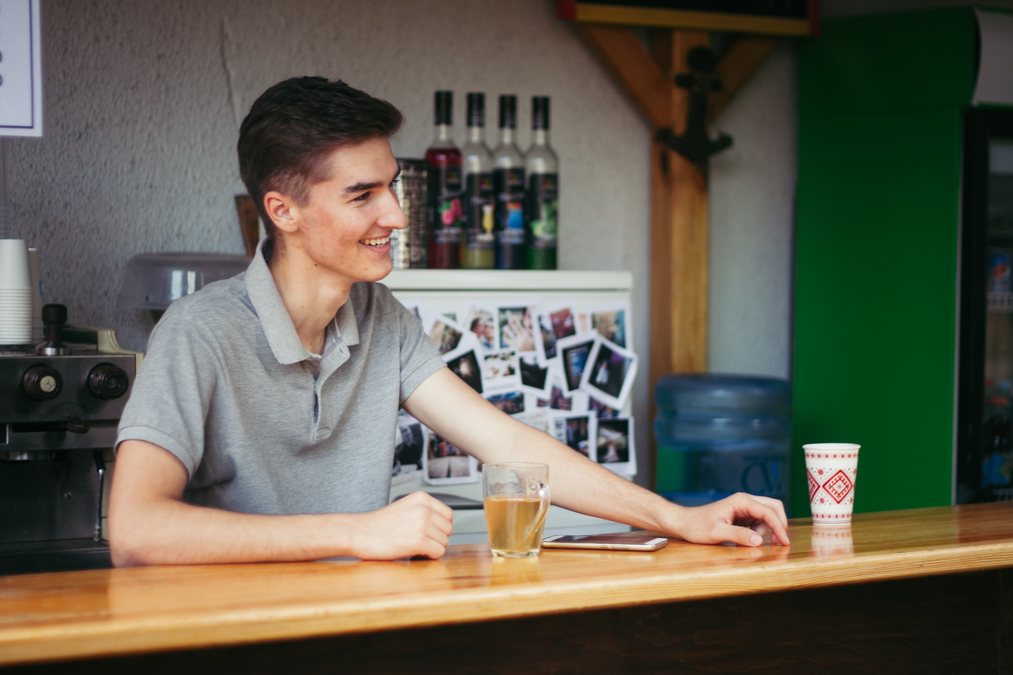 Открытая площадка в стиле лофт 