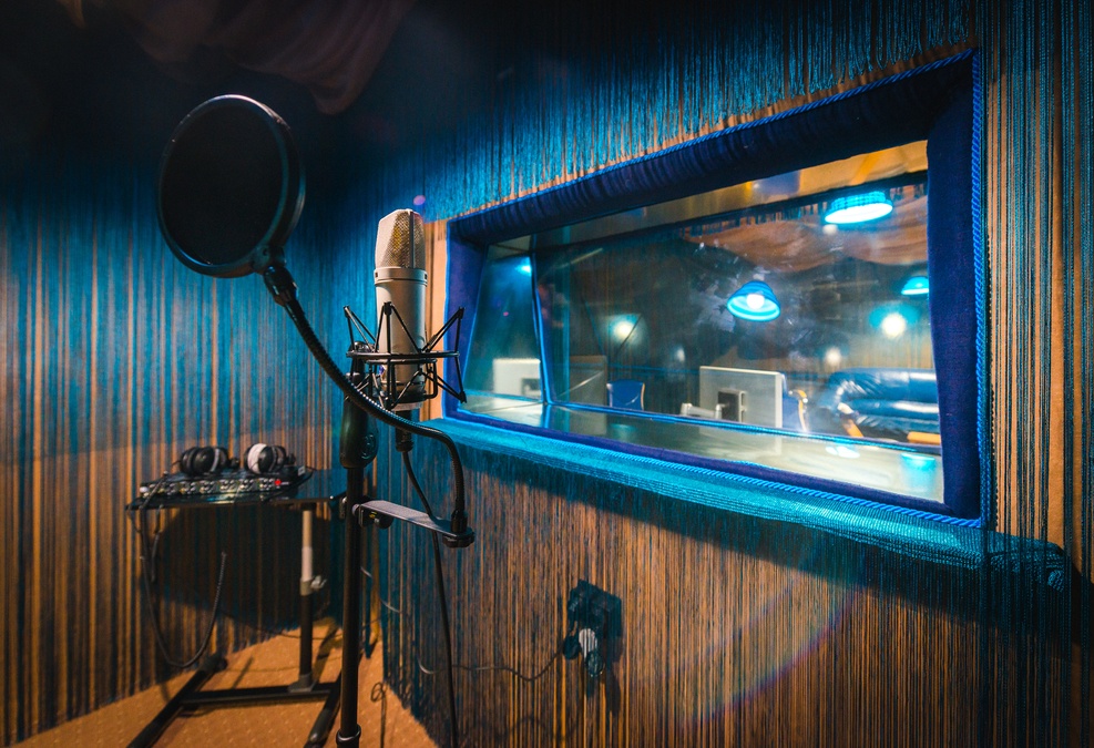 Студия звукозаписи для фотосъемки 