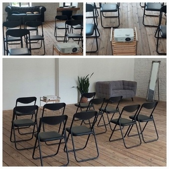 Декорированный зал в студии MOZAIK