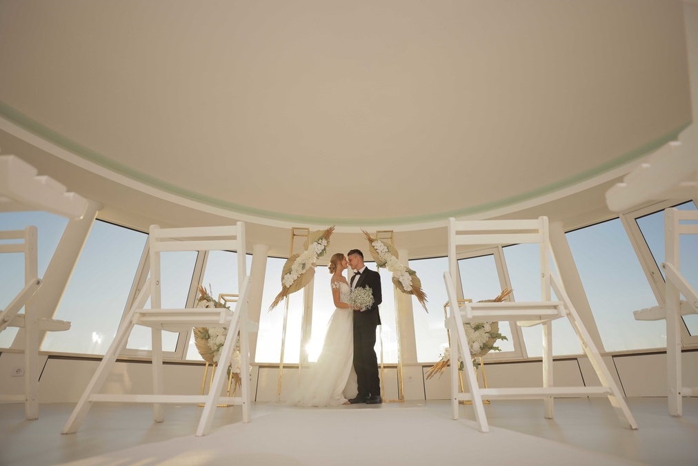 Зал Space на 21 этаже с открытой террасой