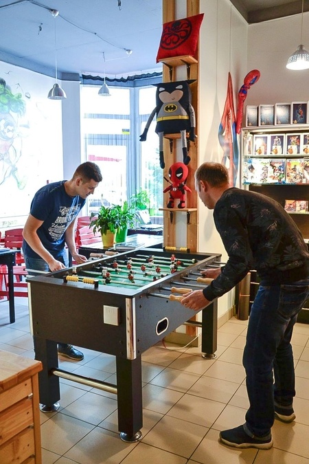 Comics Cafe для настоящих супергероев