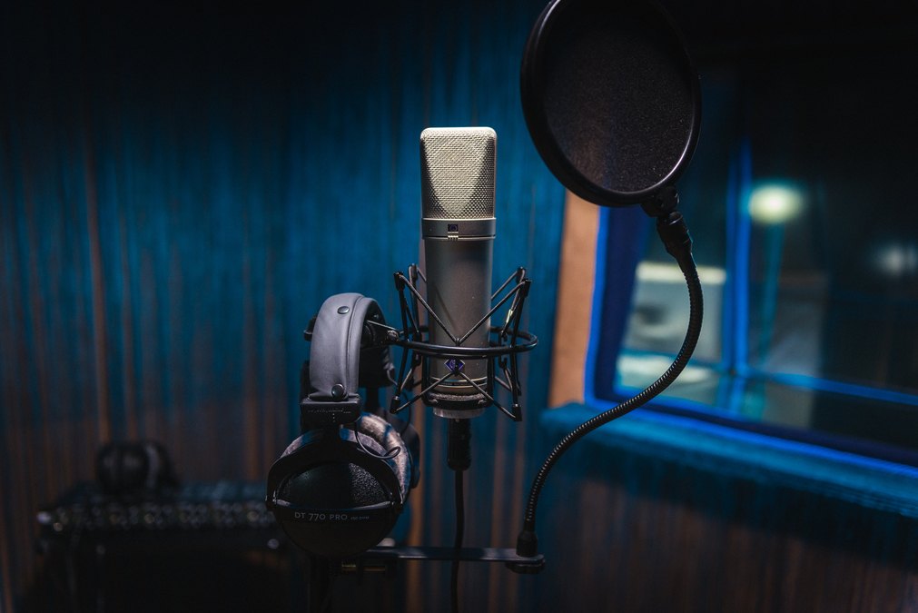 Студия звукозаписи для фотосъемки 